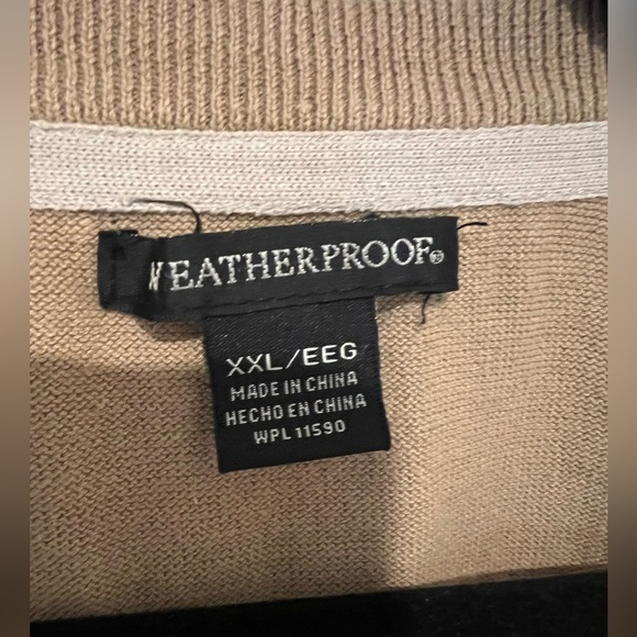 VTG Weatherproof Men’s 3D Sweater Coogi or Cosby Style Textured Size XXL - Picture 3 of 9